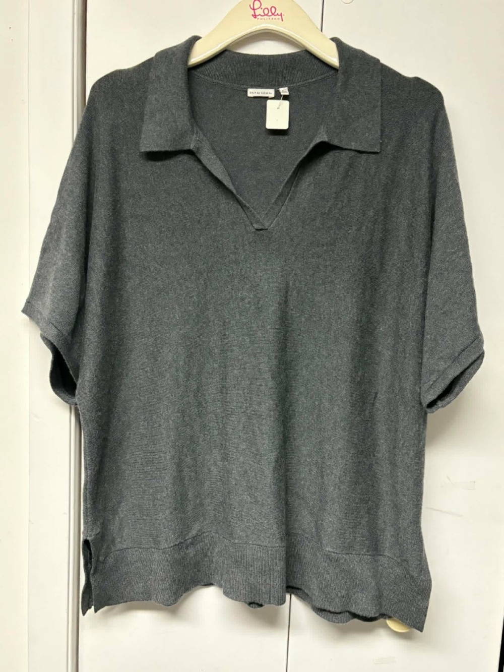 Gray 24/7 Comfort Apparel polo Medium
